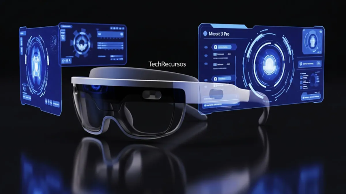 Gafas AR actuales: Apple Vision Pro, Meta Quest 3, Microsoft HoloLens