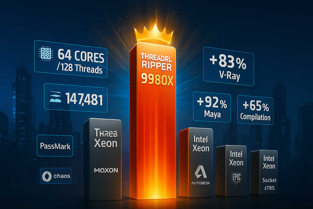 Threadripper Benchmarks 🚀 Zen 5: Arquitectura AMD revolucionaria + Threadripper 9980X