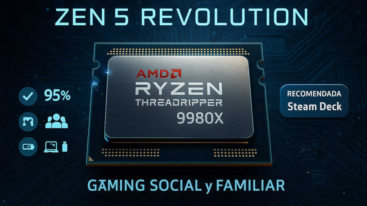 Zen 5 y Threadripper 9980X