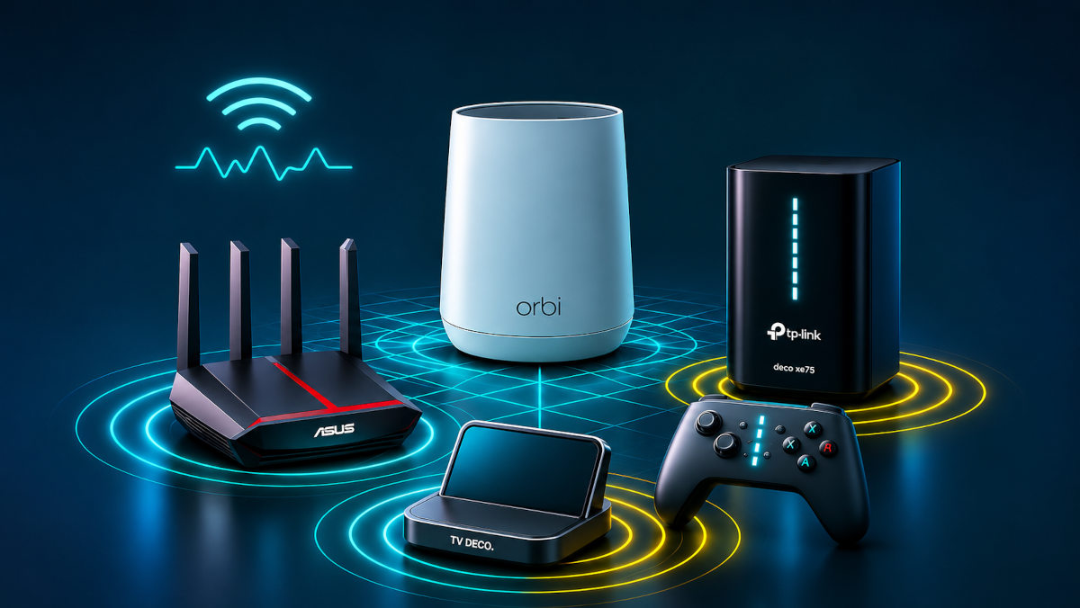 Routers WiFi 7 de distintas gamas: modelos tribanda de gama alta, sistemas mesh y routers de doble banda económicos