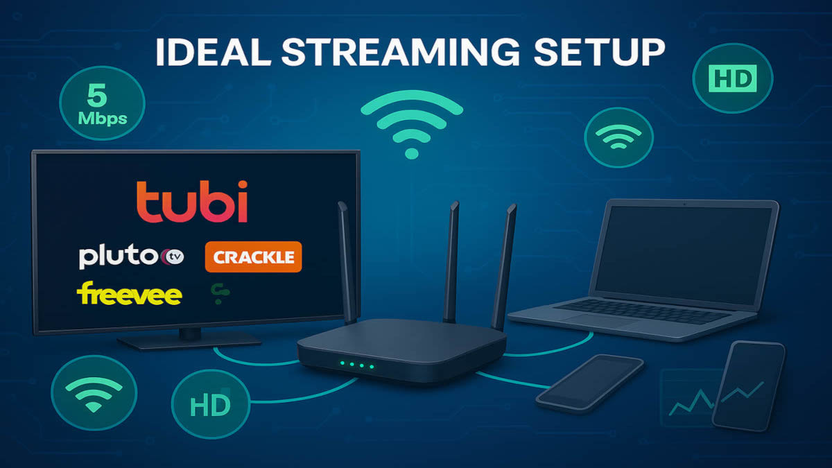 Configuración de la conexión y el televisor para ver streaming gratis con buena calidad