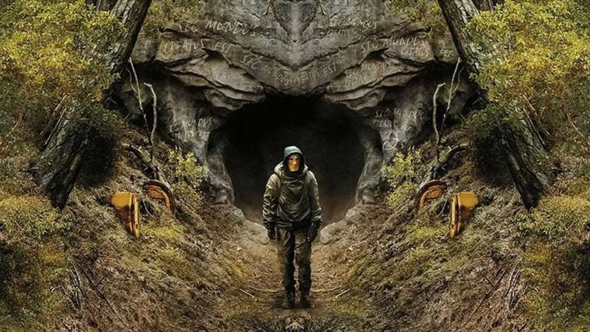 Entrada de la cueva del bosque de Winden en la serie Dark
