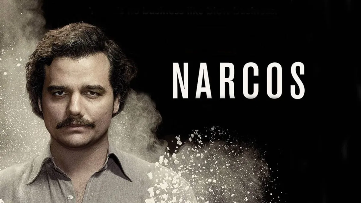 Wagner Moura como Pablo Escobar en la serie Narcos