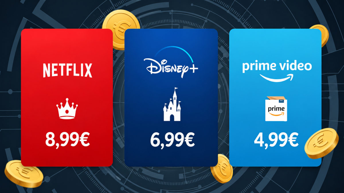 Comparativa de precios de los planes de Netflix, Disney+ y Prime Video