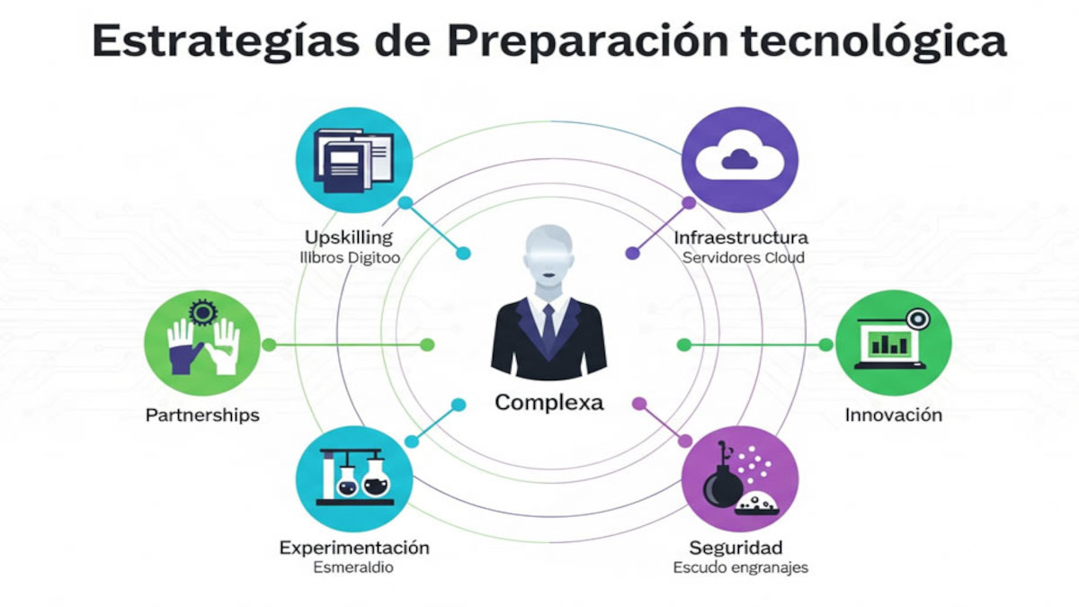 Persona aprendiendo a usar nuevas herramientas tecnológicas en su trabajo